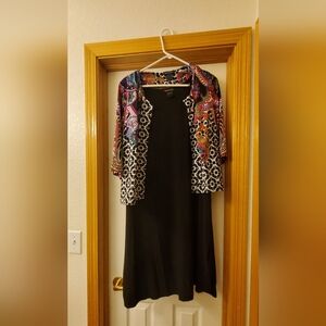 Chelsea Muse Cartigan And Black Dress